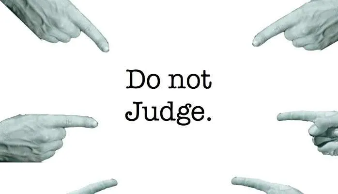 LOVE not judge